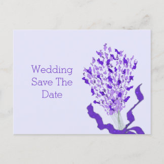 Postal De Anuncios La boda de Rubor Lavender salva la fecha