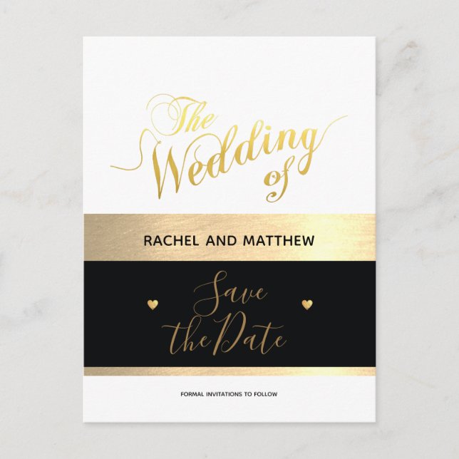 Postal De Anuncios la boda de / save-the-date (Anverso)