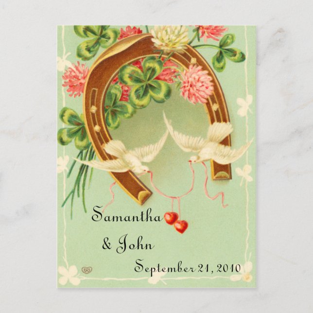 Postal De Anuncios La boda irlandesa salva la fecha (Anverso)