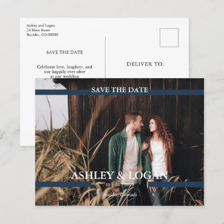 Postal De Anuncios La boda moderna salva la foto de la fecha