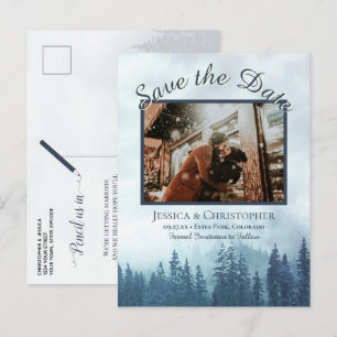 Postal De Anuncios La boda rústica de los bosques azules salva la fot