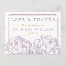 Postal De Anuncios La colección de boda floral peonía bonita