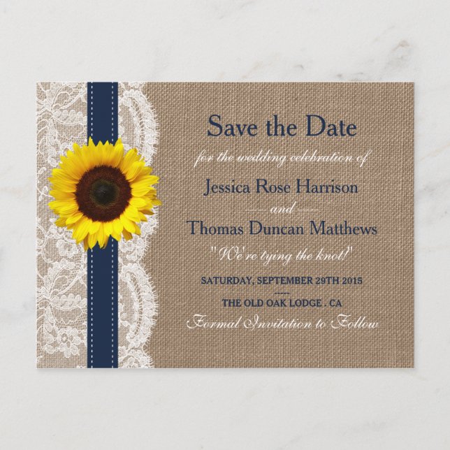 Postal De Anuncios La colección de Bodas de girasol ruso - Armada (Anverso)