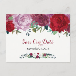 Postal De Anuncios La Colección de Bodas Florales Románticas