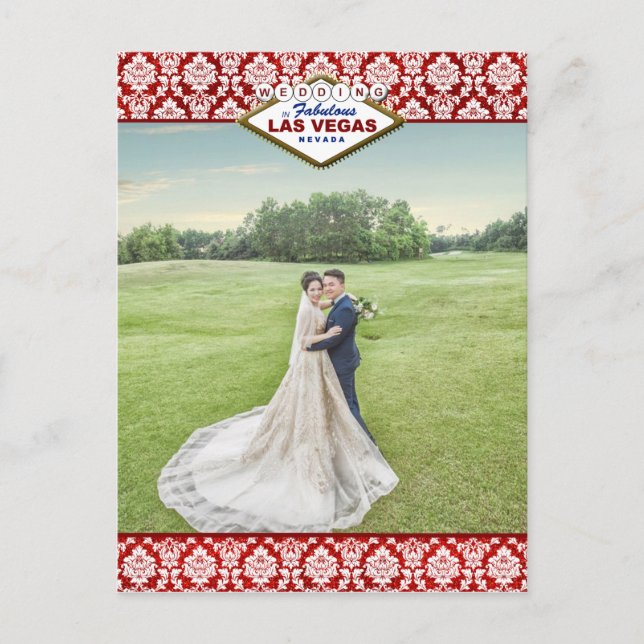 Postal De Anuncios La Colección de Bodas The Glitter Damask Las Vegas (Anverso)