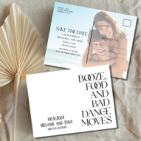 La curiosa Booze Food Photo Wedding Salva la fecha