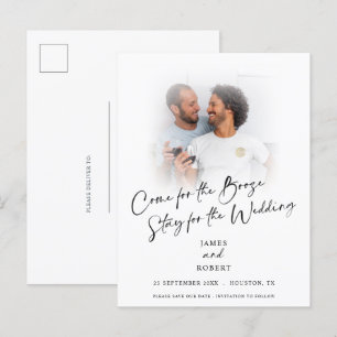 Postal De Anuncios La diversión viene por la foto de licor Ahorra la 