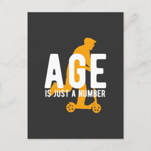 Postal De Anuncios La divertida edad de cumpleaños es sólo un estilo
