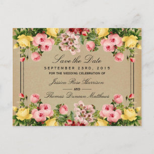 Postal De Anuncios La elegante colección de Bodas florales de época