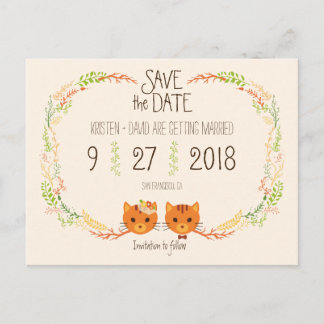 Postal De Anuncios La fantástica boda de crema de gatos forestales sa