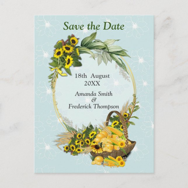 Postal De Anuncios La fiesta del jardín (Anverso)