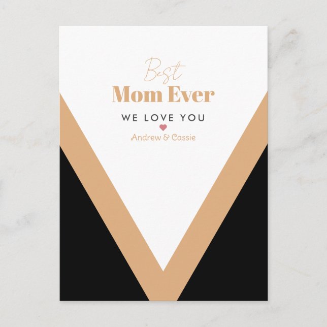 Postal De Anuncios La mejor madre de todos los tiempos (Anverso)