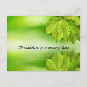 Postal De Anuncios La naturaleza verde deja a los perros personalizad