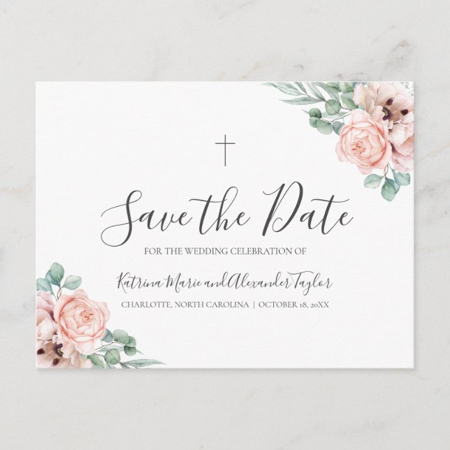 Postal De Anuncios La vegetación cristiana de Katrina salva la fecha (Anverso)