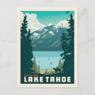 Postal De Anuncios Lago Tahoe Reserva la fecha