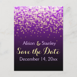 Postal De Anuncios Lámparas espumosas en la boda del cielo Salven la 