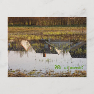 Postal De Anuncios las casas al revés, We´ve se movieron
