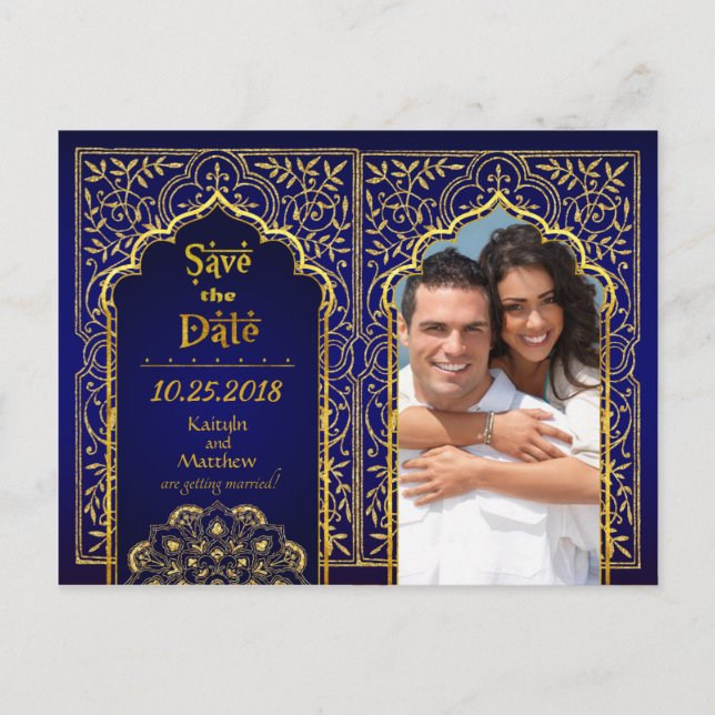 Postal De Anuncios Las noches árabes de Bollywood salvan la fecha (Anverso)