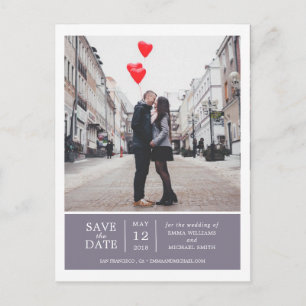 Postal De Anuncios Lavender Fotografía simple y moderna Guardar la fe
