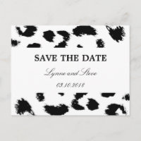 Leopard Print Save the Date