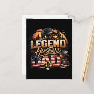 Postal De Anuncios Leyenda Esposo Papá