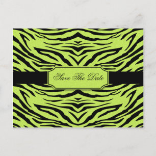 Postal De Anuncios Lima Black Zebra Save The Date