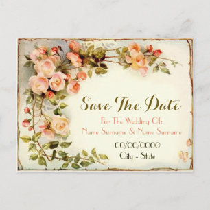 Postal De Anuncios Lindo floral, rosas