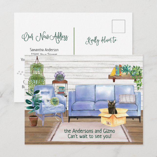 Postal De Anuncios Lindo Hogar Acogedor Bombay Nueva Dirección de la  (Anverso / Reverso)