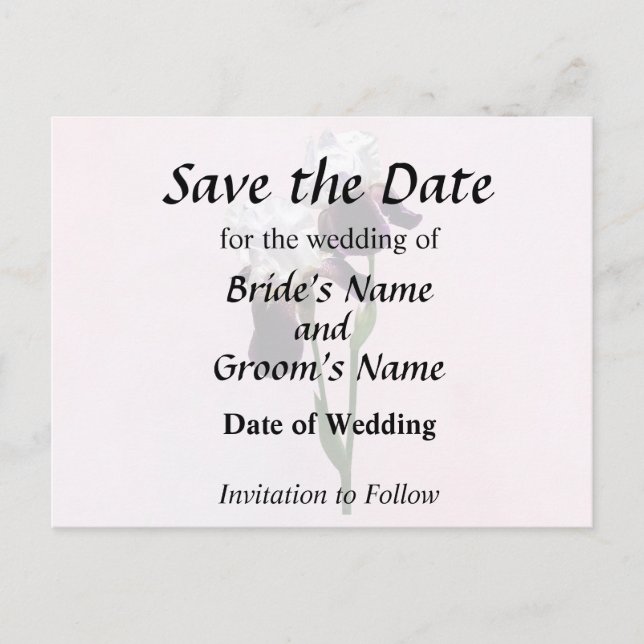 Postal De Anuncios Lirios enamorados (Anverso)