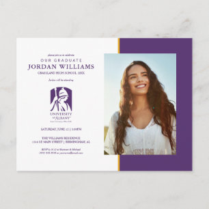 Postal De Anuncios Logo icónico de la Universidad de Albany