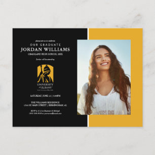 Postal De Anuncios Logo icónico de la Universidad de Albany