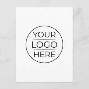 Postal De Anuncios Logotipo de Marca de Negocio Moderno