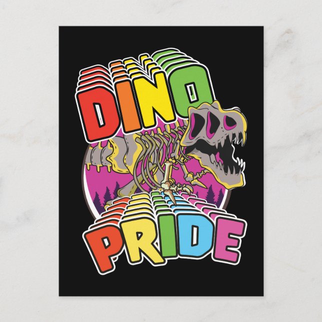Postal De Anuncios logotipo de Orgullo Dino (Anverso)
