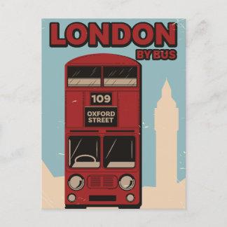 Postal De Anuncios Londres en Autobús