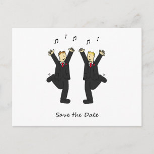 Postal De Anuncios Los grooms bailarines salvan al Personalizado de f