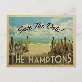 Postal De Anuncios Los Hamptons Salvan La Playa De Vintage Nautical