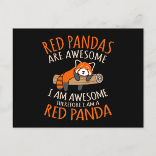 Postal De Anuncios Los pandas rojos son increíbles adorables mascotas