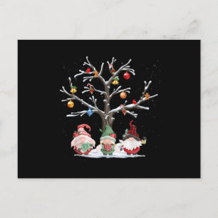 Postal De Anuncios Luz de árbol de navidad de búfalo cúbico