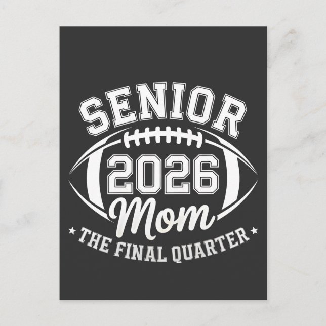 Postal De Anuncios Mamá Senior 2026 El Cuarto Final (Anverso)