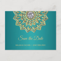 Mandala Boda azul Verde azulada india AHORRA LA FE