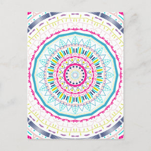 Postal De Anuncios mandala colorida