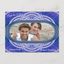 Mandalas en azul holandés mixto