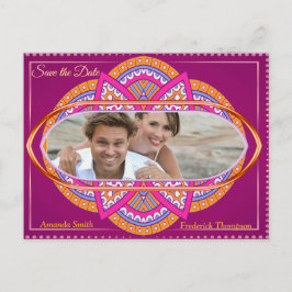 Postal De Anuncios Mandalas en rosas cereza y patrones repetidos coin