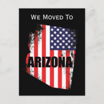 Mapa de Arizona Bandera Americana Movimiento Liber
