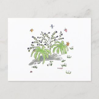 Postal De Anuncios Maui se esconde bajo un arbusto