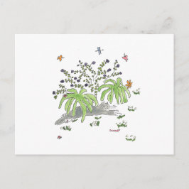 Postal De Anuncios Maui se esconde bajo un arbusto