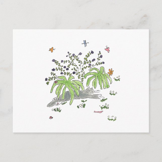 Postal De Anuncios Maui se esconde bajo un arbusto (Anverso)