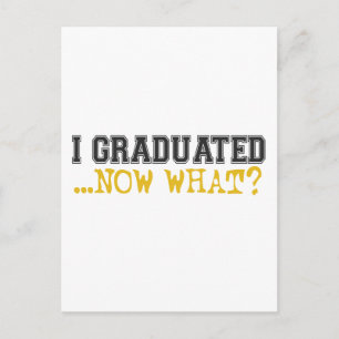 Postal De Anuncios Me gradué, ¿ahora qué?