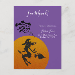 Postal De Anuncios Me He Mudado Aviso De Nueva Dirección Mudanza Hall