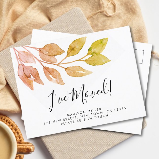 Postal De Anuncios Me he mudado de nuevo hogar caída en movimiento (Subido por el creador)